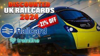 UK Railcard Discount Up to 21 OFF  How to get a Discounted Trainline Railcard NO PROMO CODE [upl. by Annasus]