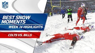 Best Snow Moments from Colts vs Bills  NFL Wk 14 Highlights [upl. by Allac]