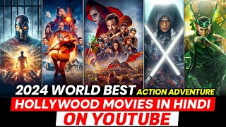 Top 10 New Action amp SciFi Hollywood Movies On YouTube In Hindi  Hollywood Movies in Hindi 2024 [upl. by Gorga]