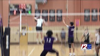 North Kingstown sweeps Classical to clinch No 1 playoff seed in Div I boys volleyball [upl. by Anastice512]