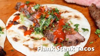 Grilled Flank Steak on Santa Maria Style Grill [upl. by Cornelie]