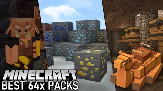 Top 10 Best 64x64 Texture Packs for Minecraft [upl. by Enomrej155]