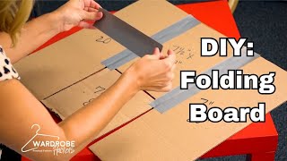 How to Make a DIY Kids Shirt Folding Board for Super Cheap [upl. by Miru]