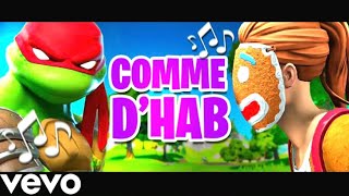 RAP FORTNITE  COMME DHAB  SILOW CLIP OFFICIEL [upl. by Ahsiam943]