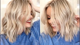 HOW TO EASY WAVES TUTORIAL  Short to Medium Length Hair [upl. by Eojyllib]