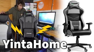 YitaHome Gaming Chair Review MASSAGE Gaming Chair [upl. by Ilyk412]