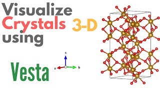 VESTA Interface and Features TUTORIAL 2 [upl. by Orodoet89]