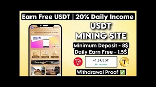 GÜNLÜK 9 KÂR YENI TRX MADENCİLİĞİ GELDİ  NEW TRX MİNİNG SITE 2024 trx crypto [upl. by Julienne]