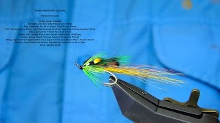 Tying the Green Highlander Cascade Salmon Fly by Davie McPhail [upl. by Yesoj]