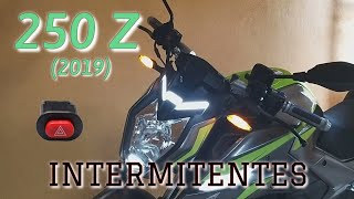 Intermitentes para moto línea Z  Italika 250Z 2020 [upl. by Pascia]