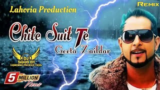 Chite Suit Te   Remix  Geeta Zaildar  Saab Music  trending viral punjabisong oldisgold [upl. by Ellehcsor]