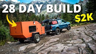 FULL TOUR  How To Build an AFFORDABLE CAMPER in 4 Weeks [upl. by Steiner]