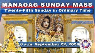 SUNDAY MASS TODAY at OUR LADY OF MANAOAG CHURCH LIVE MASS 600 AM September 22 2024 [upl. by Ilatan]