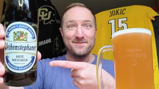 Weihenstephaner Hefeweissbier 🍺 Bayerische Staatsbrauererei Weihenstephan 🍺 German Beer Review 🍻 [upl. by Crichton264]