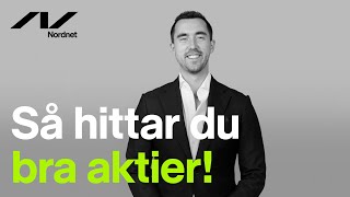 Aktieanalys Så hittar du bra aktier [upl. by Cristin]