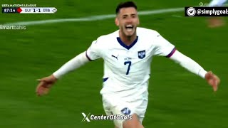 Switzerland vs Serbia  11  Highlights  UEFA Nations League 2024 [upl. by Jelle240]