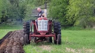 farmall 450 plowing [upl. by Annawak]