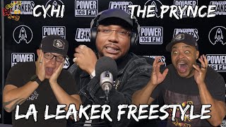 BEST LA LEAKER FREESTYLE  Cyhi Gassed LA Leakers Freestyle Return Reaction [upl. by Olly]