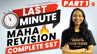 SST Full Syllabus Maha Revision Class 10 CBSE One Shot Surabhi Maam Vedantu910 [upl. by Lockwood]