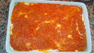 Lasagna la migliore ricetta delle lasagne prova questa delizia 🇮🇹لازانيا الايطالية البولونيسي [upl. by Halbert]