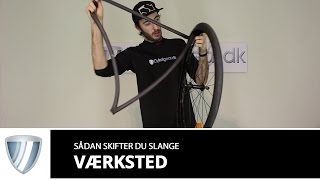 Sådan skifter du slange på et cykelhjul [upl. by Keener]