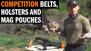 Competition Shooting Gear Belts Holsters and Magazine Pouches [upl. by Hoover]