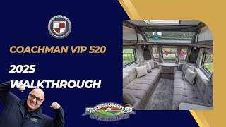 NEW Caravan Model  Coachman VIP 520 2025 Walkthrough [upl. by Genna]