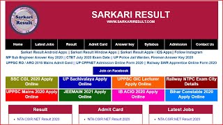 Sarkari Result Website Clone Using HTML CSS in 30 Minutes  Free Source Code  Player Of Code🎬 [upl. by Cran]