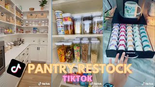 Food Restock and Organizing Pantry Tiktok Satisfying 2 😍✨💚 [upl. by Amaty]