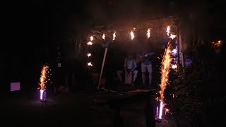 Pyroshow zu einem Bandauftritt  50 Geburtstag FULL HD [upl. by Sylvan]