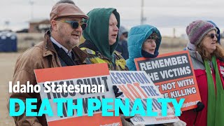 Groups Protests the Death Penalty outside Idaho Maximum Security Institution during Execution [upl. by Aracahs88]