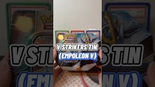 Opening Pokémon V Strikers Tin Empoleon V Tin pokemon brilliantstars swordandshield pokemonhits [upl. by Dnarud]