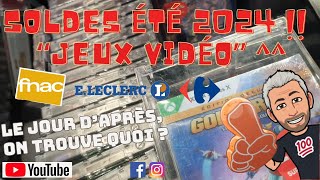 211  Soldes été 2024 Jeux Vidéo  Le jour daprès on trouve quoi [upl. by Swagerty]