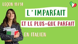 🇮🇹 La conjugaison de l’Imparfait et le plusque parfait en italien cours italien débutants 1114 [upl. by Aicnetroh]