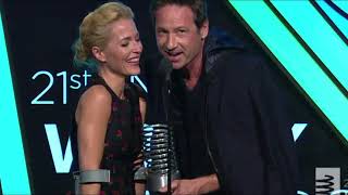 Gillan Anderson amp David Duchovny  Webby Awards podcast [upl. by Peper861]