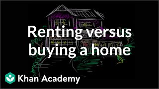 Renting versus Buying a home  Housing  Finance amp Capital Markets  Khan Academy [upl. by Novj55]