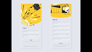 Neomorphism ui design  Login Page UI in Android Studio Part 2 [upl. by Plume203]