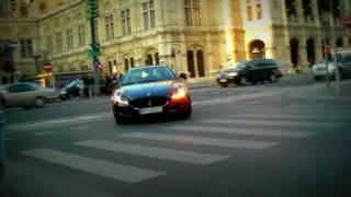 Maserati Quattroporte Sport GT S loud Acceleration in Vienna [upl. by Lacim]