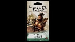 Unboxing  For Honor And Glory Dynasty Pack L5R Legend of the five rings [upl. by Lopez85]