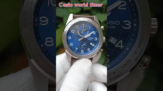 casio worldtimer analog warch ENTICER MEN MTPW500L2AVDF  A2150 [upl. by Nemrac100]