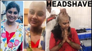 Tirupati headshave ❤️🙌🙏  Indian girl full headshave  Razor shave  temple headshave  headshave [upl. by Dredi]