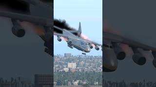 Emergency Landing Of A Big Airplane In Flight Simulator XPlane 11 [upl. by Rodmun]