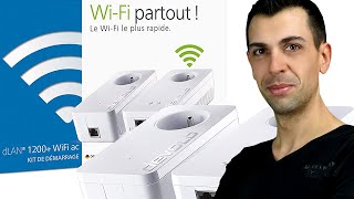 UN KIT CPL WIFI IDEAL POUR LA FIBRE  📶 devolo dLAN 1200 WiFi  Ejayremy [upl. by Noeht]