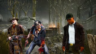 Survivor vs Deathslinger amp Blight Gameplay  Dead by Daylight No Commentary [upl. by Rohn]