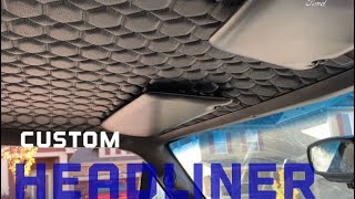 Single cab Ford Obs Custom headliner [upl. by Orimar281]