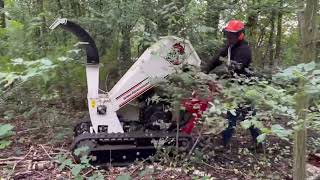 Foxwood TRX120 PRO DEMO tracked chipper [upl. by Malcom]