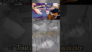 Lencre de tes yeux  Francis Cabrel Tutoriel guitare [upl. by Noremmac]