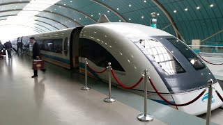 Maglev Trans Rapid Train from Shanghai Airport to Longyang Station in 800 minutes😱❤️🇨🇳 上海磁浮示范运营线 [upl. by Notsecnirp468]