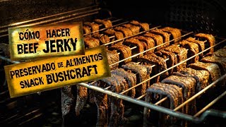 Cómo Hacer BEEF JERKY Casero CARNE SECA Para Ración de Emergencia y Snack Bushcraft [upl. by Odo197]