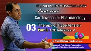 Cardiovascular Pharmacology Ar  03  ACEIs Part1 [upl. by Eenobe548]